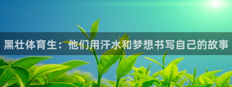 黑壮体育生：他们用汗水和梦想书写自己的故事